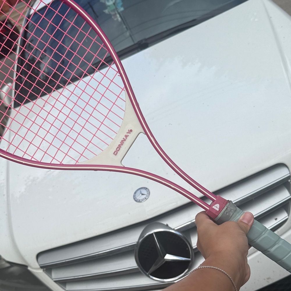 Pink Tennis Racket